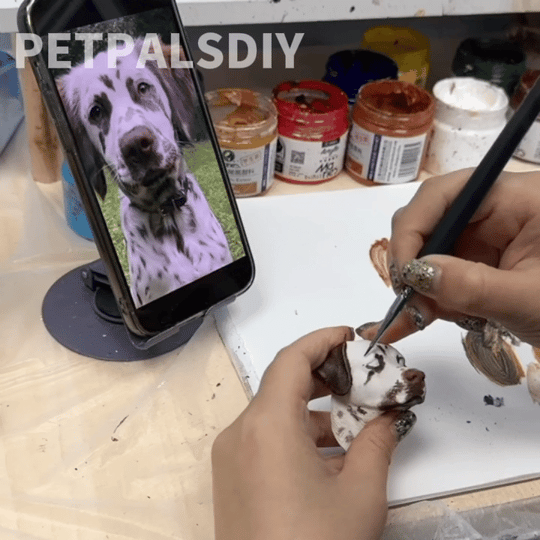 Hand-Engraved Custom Pet Head Fridge Magnet