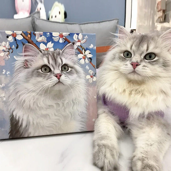 Custom Oil Painting Creative Pet Portrait - PetPalsDIY