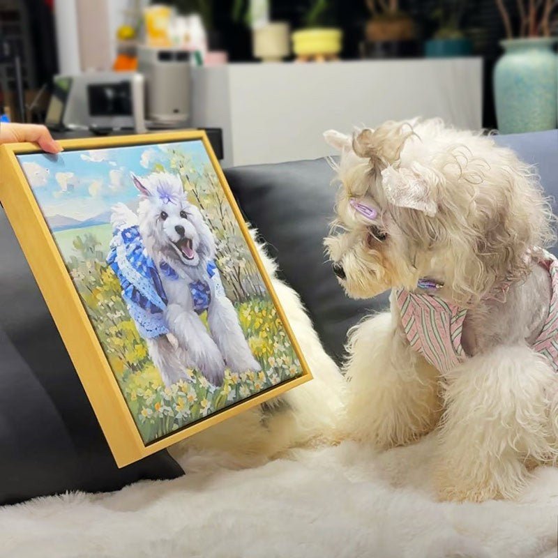Custom Oil Painting Creative Pet Portrait - PetPalsDIY