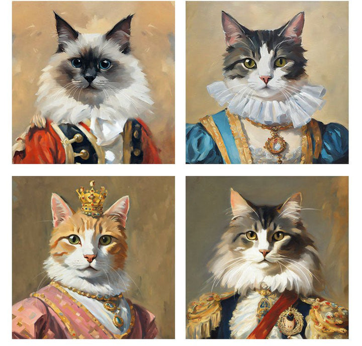 Custom Oil Painting Creative Pet Portrait - PetPalsDIY