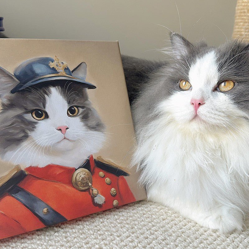 Custom Oil Painting Creative Pet Portrait - PetPalsDIY