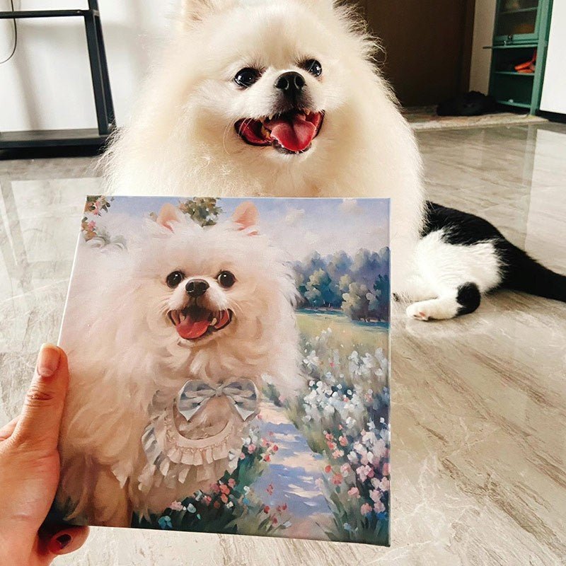Custom Oil Painting Creative Pet Portrait - PetPalsDIY