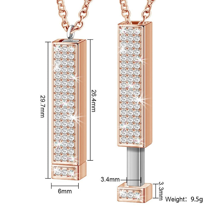 Personalized Hidden Message Bar Necklace™ - PetPalsDIY