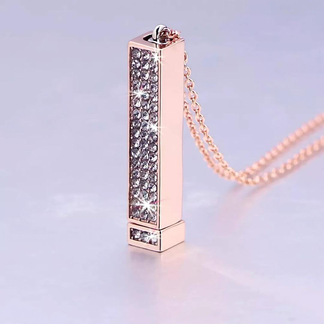 Personalized Hidden Message Bar Necklace™ - PetPalsDIY