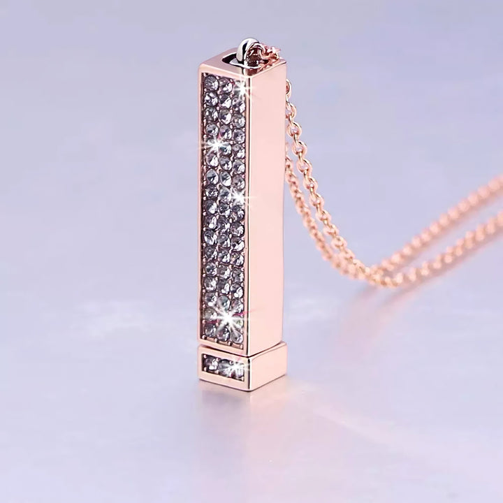 Personalized Hidden Message Bar Necklace™ - PetPalsDIY