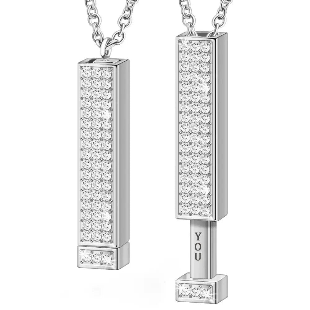 Personalized Hidden Message Bar Necklace™ - PetPalsDIY