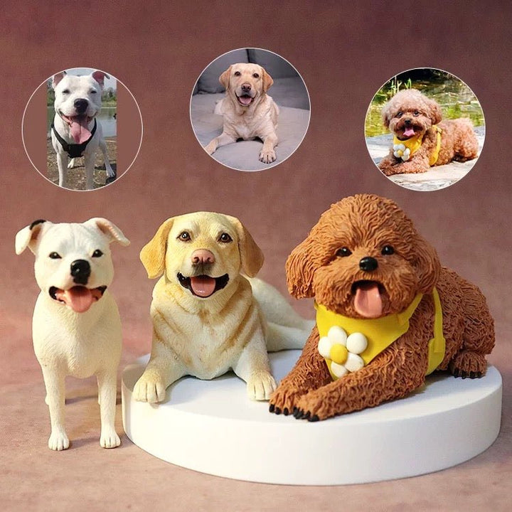 Personalized Life - Like Polymer Clay Full Body Pet Figurine™ - PetPalsDIY
