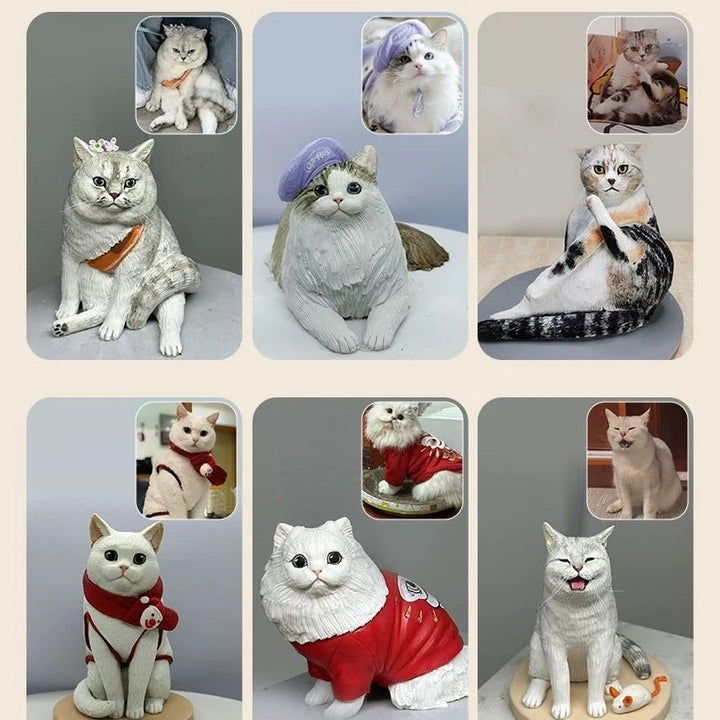 Personalized Life - Like Polymer Clay Full Body Pet Figurine™ - PetPalsDIY
