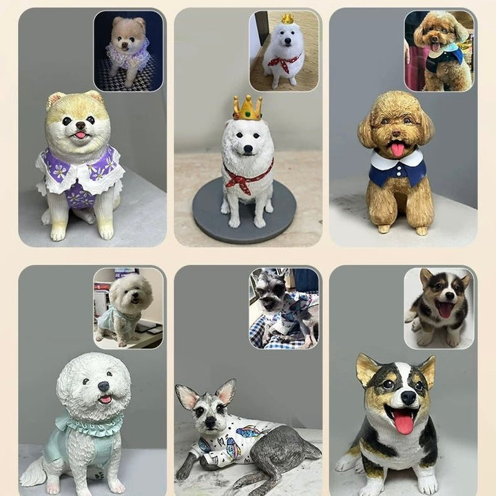 Personalized Life - Like Polymer Clay Full Body Pet Figurine™ - PetPalsDIY