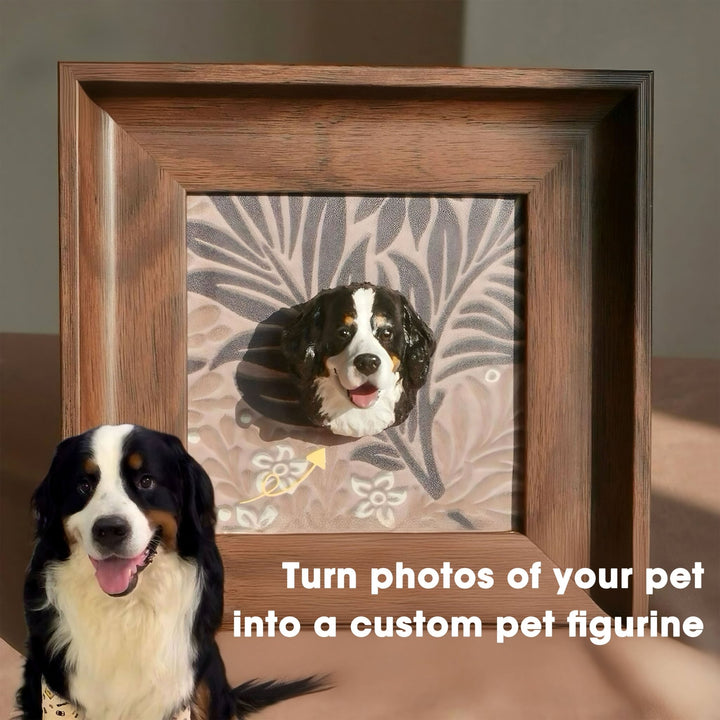 Personalized Magnetic 3D Pet Head Figurine™ - PetPalsDIY