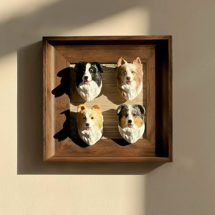 Personalized Magnetic 3D Pet Head Figurine™ - PetPalsDIY