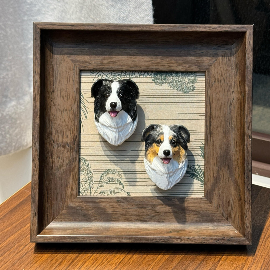 Personalized Magnetic 3D Pet Head Figurine™ - PetPalsDIY