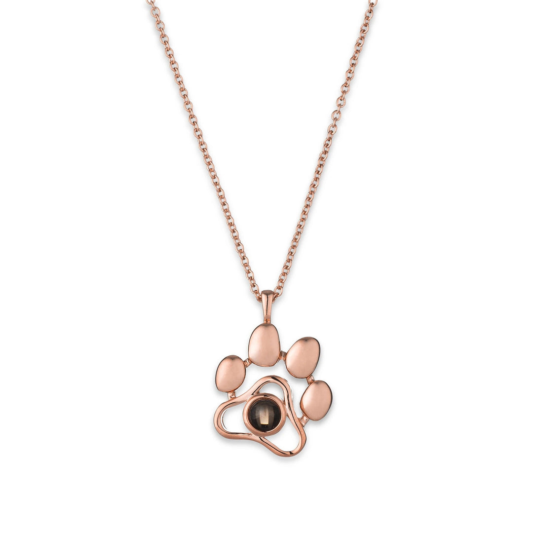 Personalized Paw Projection Photo Necklace™ - PetPalsDIY