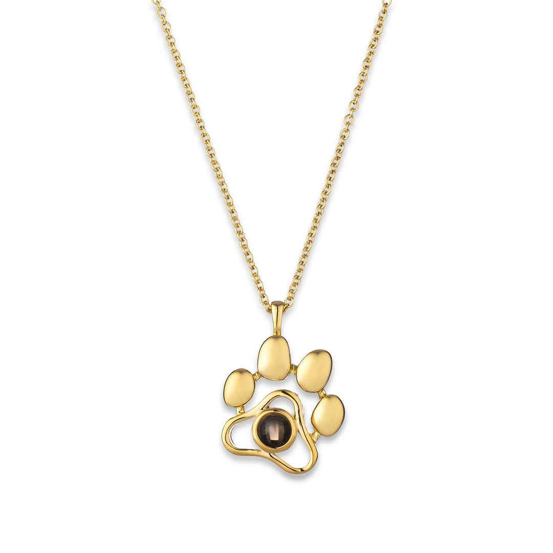 Personalized Paw Projection Photo Necklace™ - PetPalsDIY