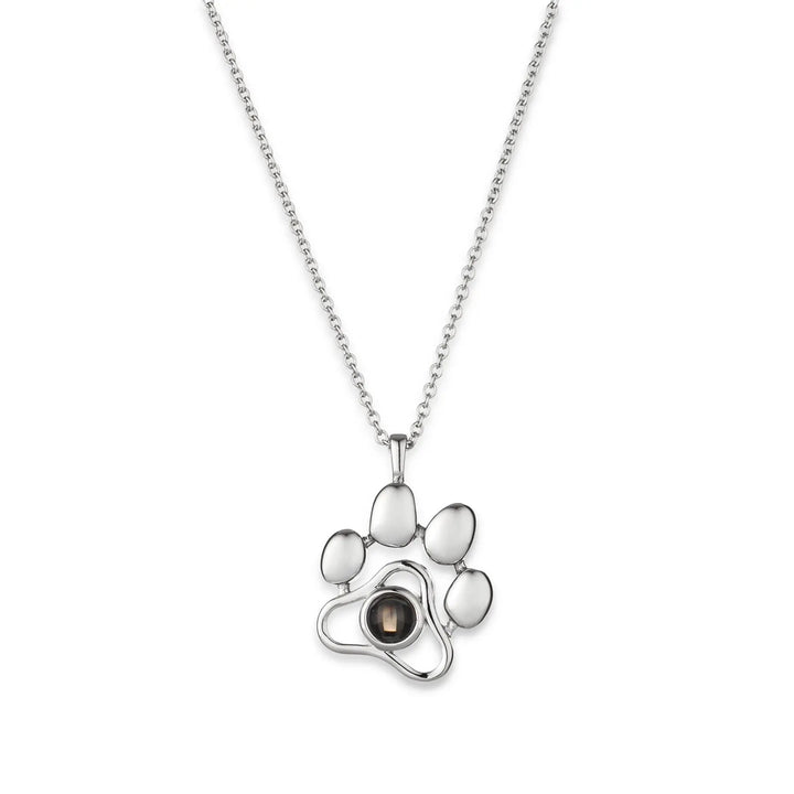 Personalized Paw Projection Photo Necklace™ - PetPalsDIY
