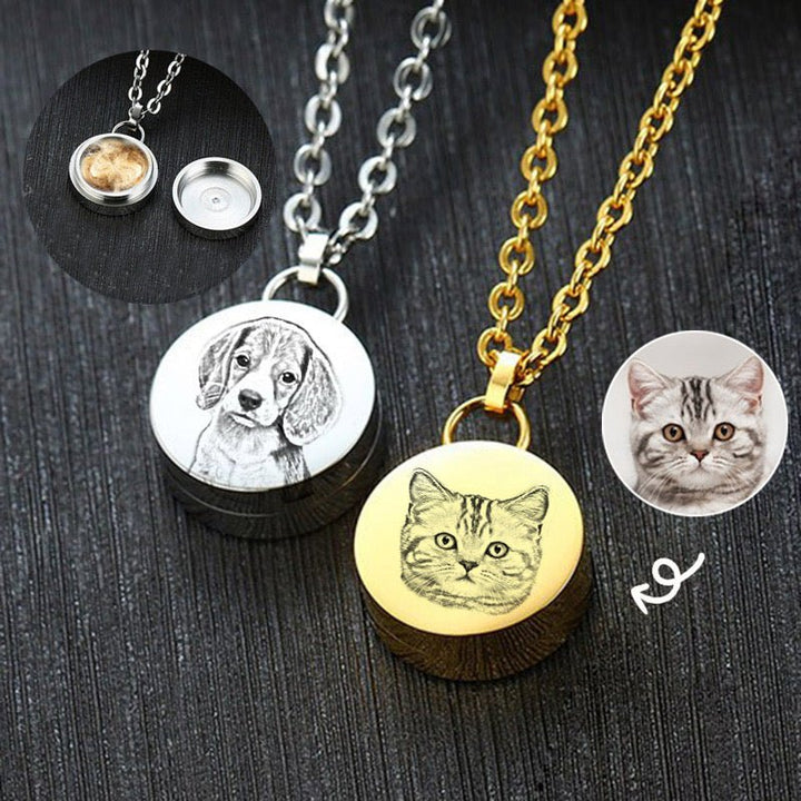 Personalized Pet Memory Locket Necklace™ - PetPalsDIY