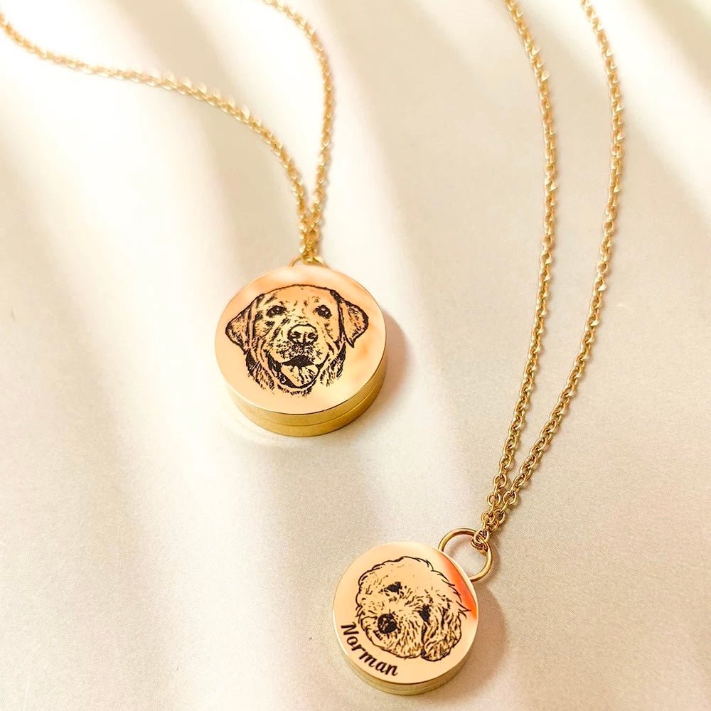 Personalized Pet Memory Locket Necklace™ - PetPalsDIY