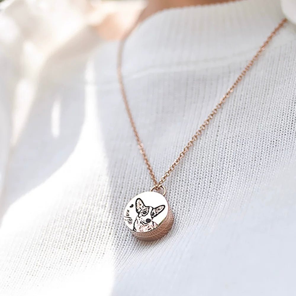Personalized Pet Memory Locket Necklace™ - PetPalsDIY