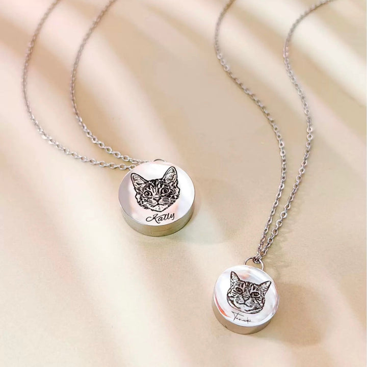 Personalized Pet Memory Locket Necklace™ - PetPalsDIY