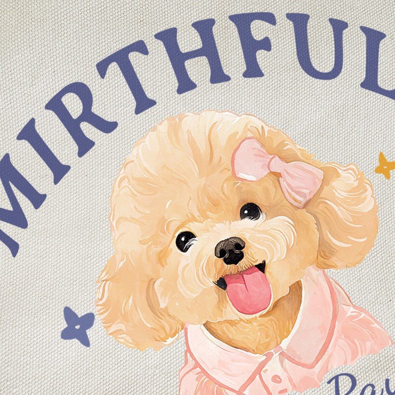 Personalized Pet Portrait Cotton Tote Bag - PetPalsDIY