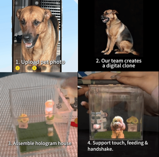 Custom Pet Holographic Memorial Box – DIY Pet Digital Shrine