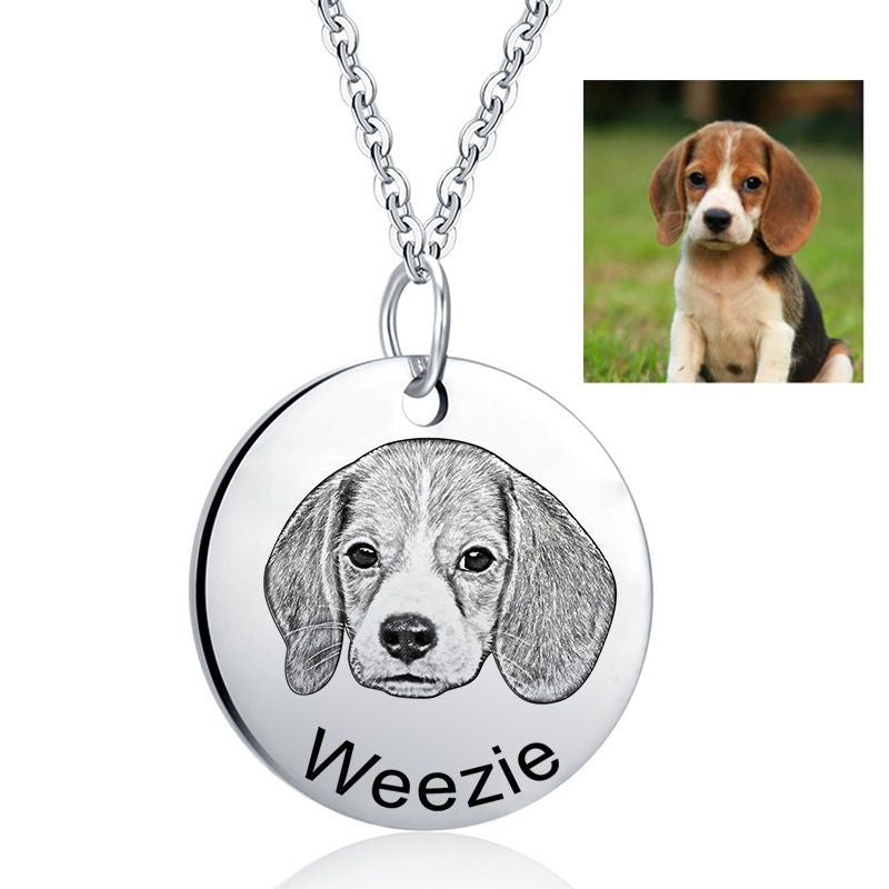 Personalized Pet Face Necklace™ - PetPalsDIY