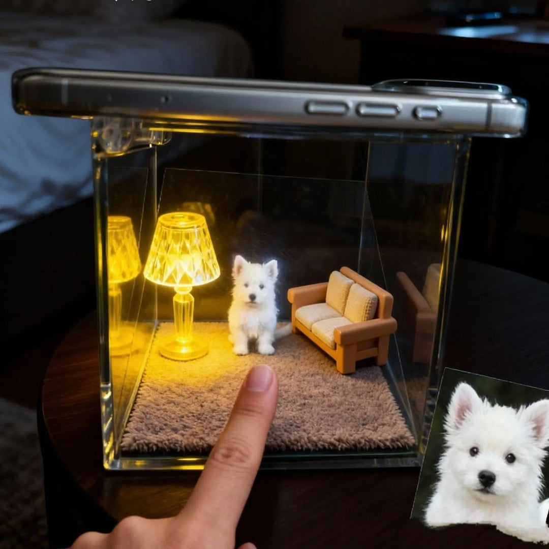 Custom Pet Holographic Memorial Box – DIY Pet Digital Shrine - PetPalsDIY