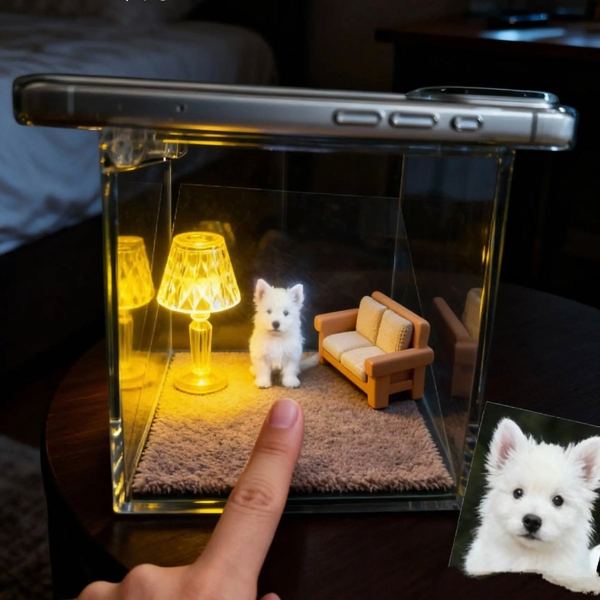 Custom Pet Holographic Memorial Box – DIY Pet Digital Shrine – PetPalsDIY