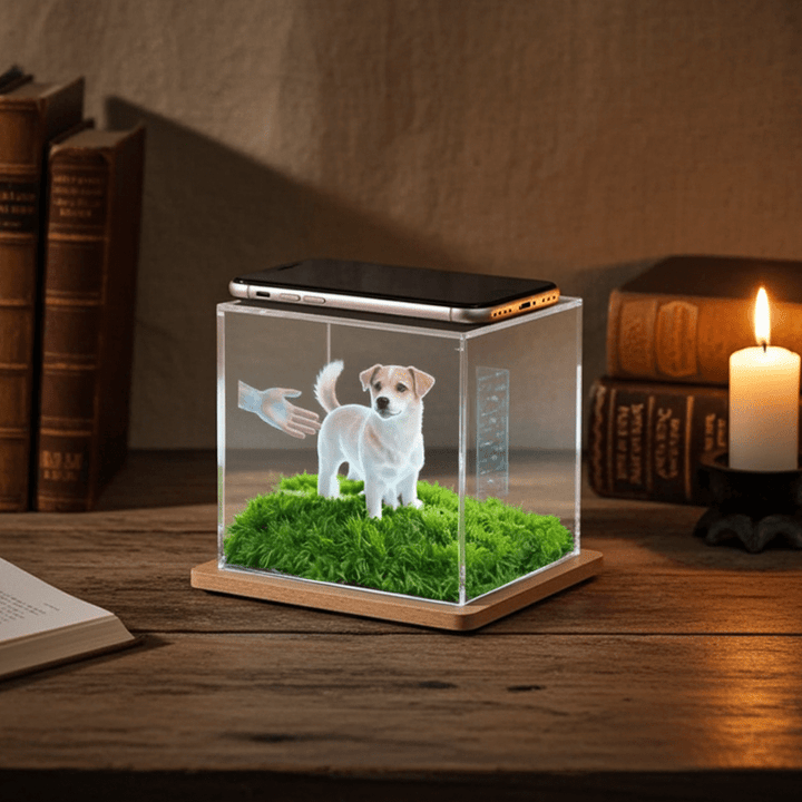 Custom Pet Holographic Memorial Box – DIY Pet Digital Shrine - PetPalsDIY