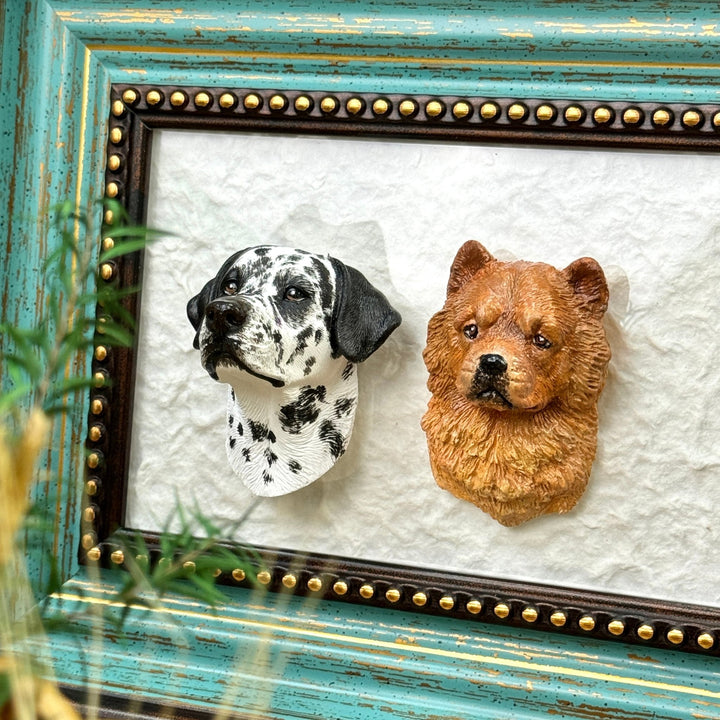 Magnetic Vintage Display Frame for Pet Figurine - PetPalsDIY