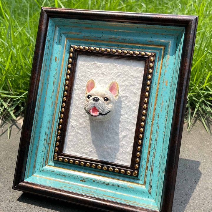 Magnetic Vintage Display Frame for Pet Figurine - PetPalsDIY