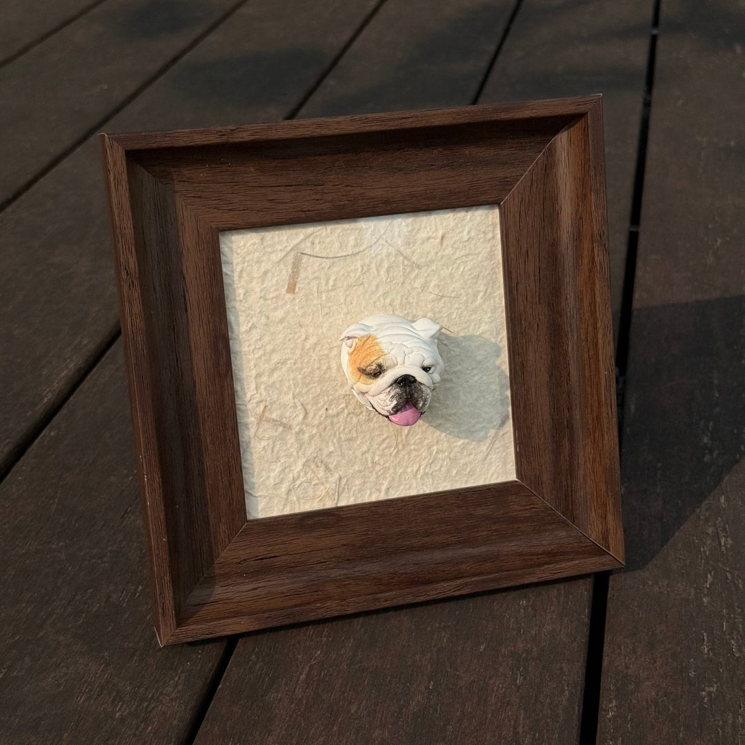 Magnetic Wood Pet Figurine Display Frame (*Pet Figurine is NOT included) - PetPalsDIY