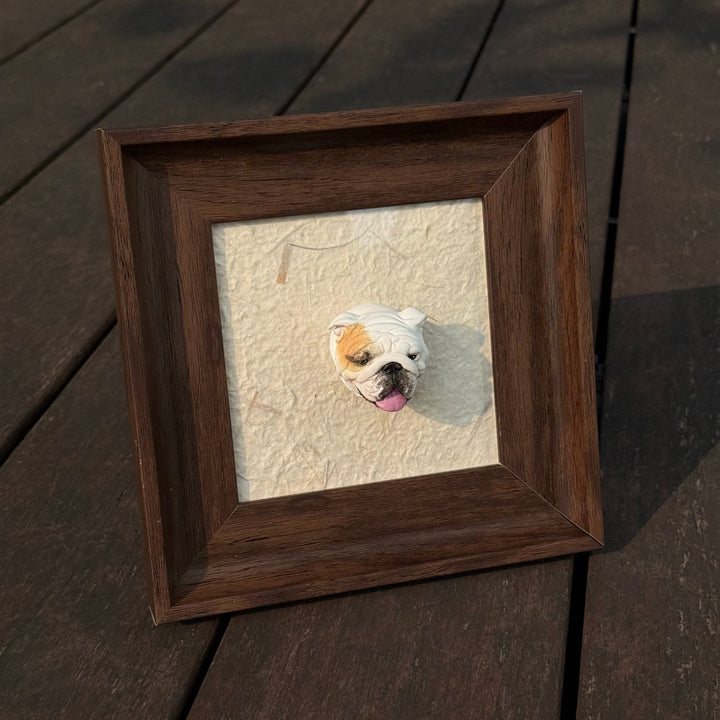 Magnetic Wood Pet Figurine Display Frame (*Pet Figurine is NOT included) - PetPalsDIY