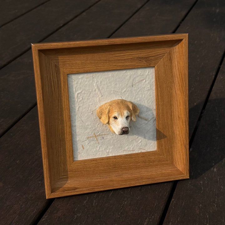 Magnetic Wood Pet Figurine Display Frame (*Pet Figurine is NOT included) - PetPalsDIY