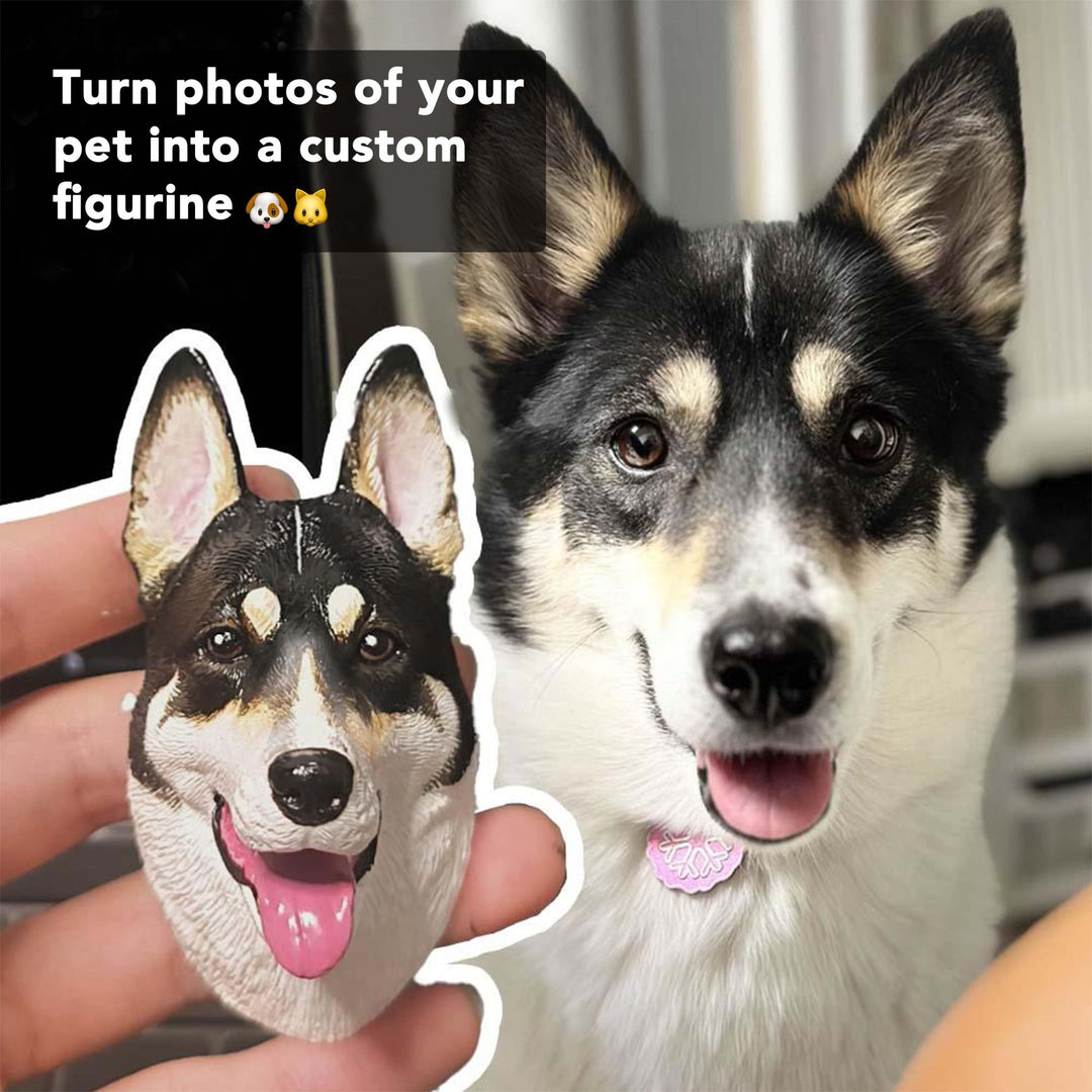 Personalized Magnetic 3D Pet Head Figurine™ - 50% Off Today - PetPalsDIY