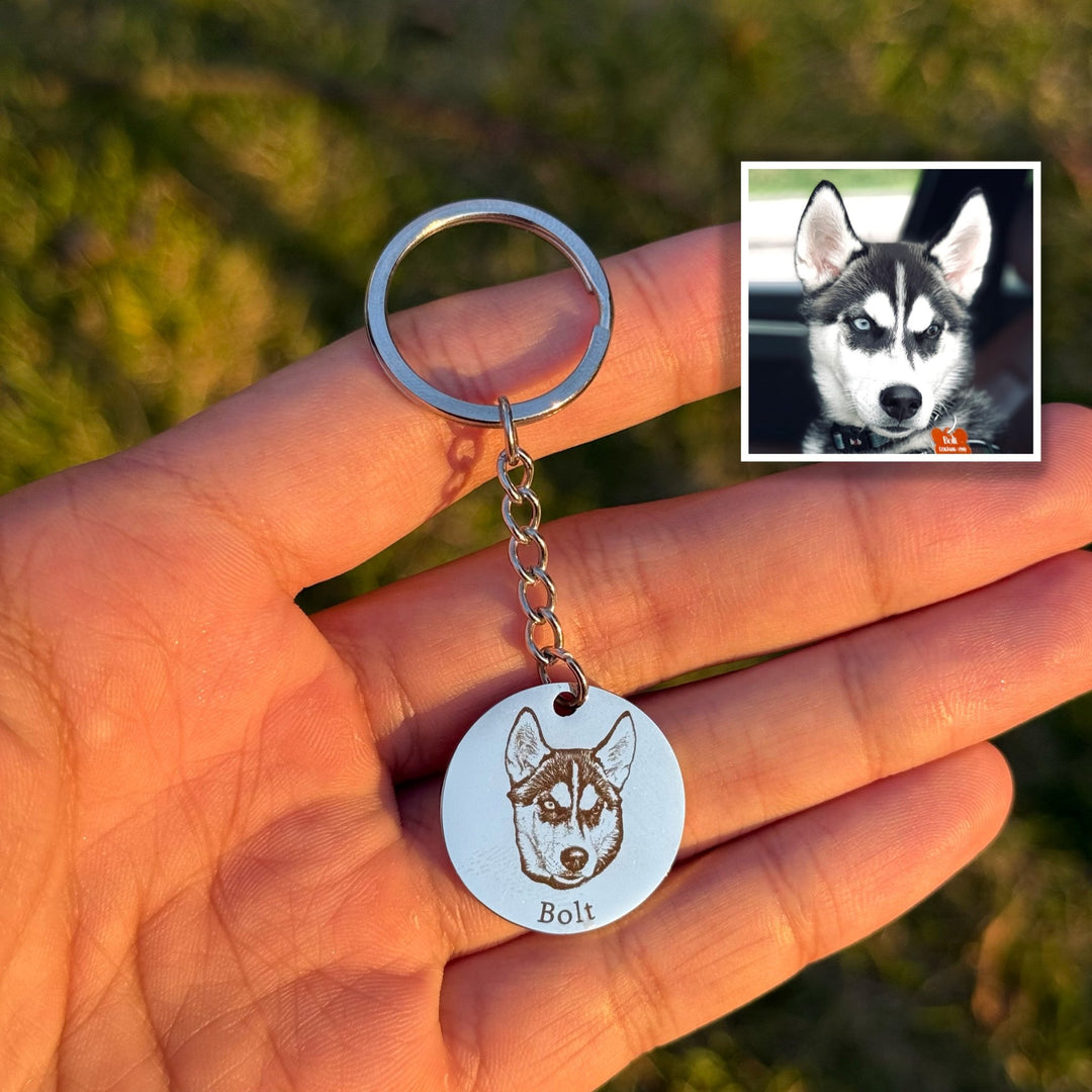 Personalized Pet Face Keychain™ - PetPalsDIY