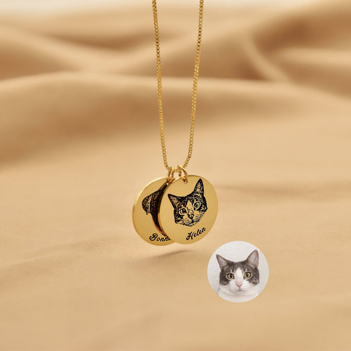 Personalized Pet Face Necklace™ - PetPalsDIY