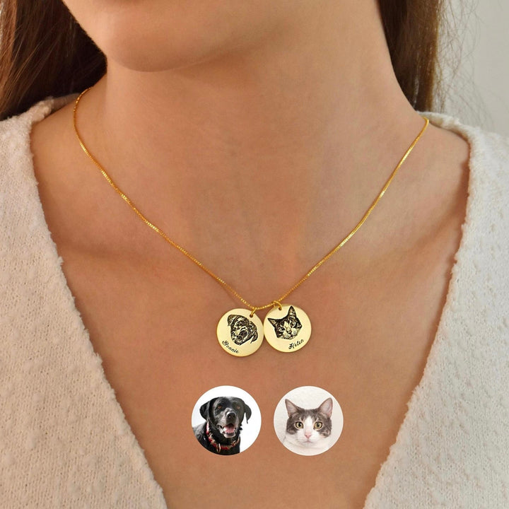 Personalized Pet Face Necklace™ - PetPalsDIY