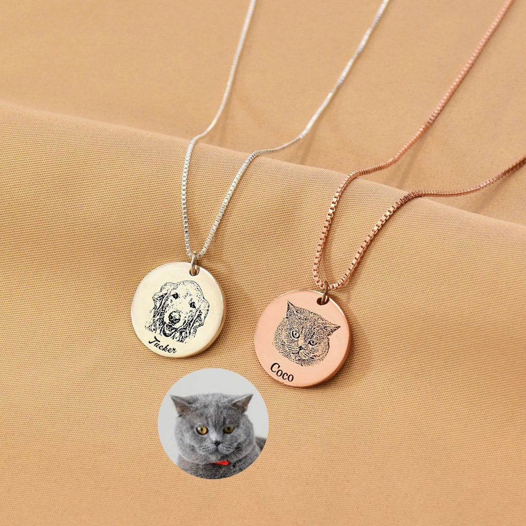 Personalized Pet Face Necklace™ - PetPalsDIY