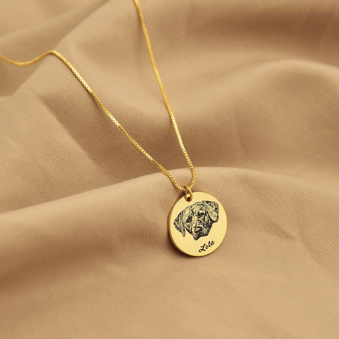 Personalized Pet Face Necklace™ - PetPalsDIY