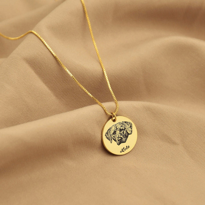 Personalized Pet Face Necklace™ - PetPalsDIY