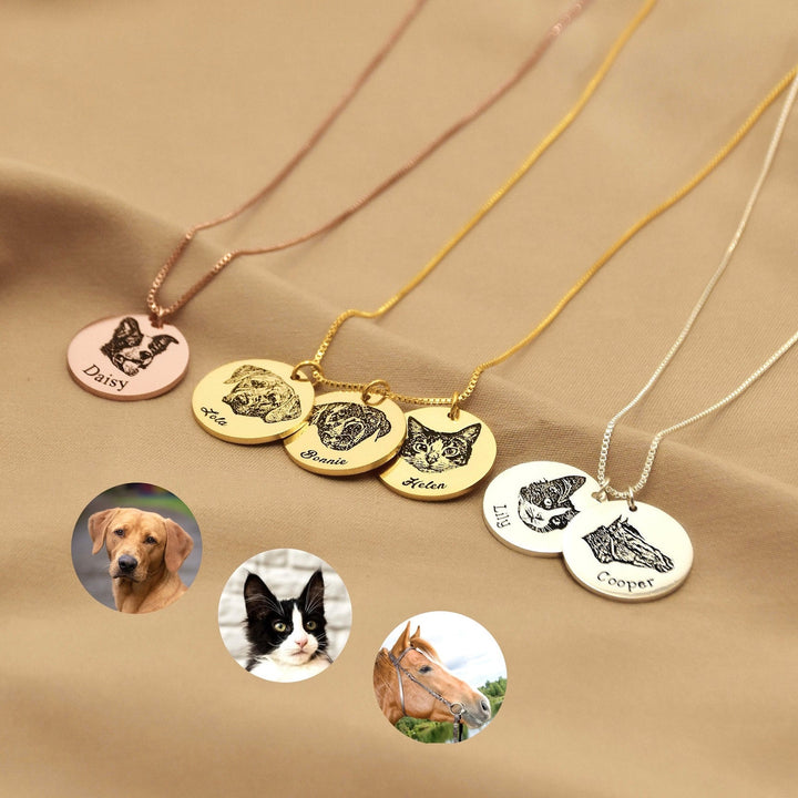 Personalized Pet Face Necklace™ - PetPalsDIY