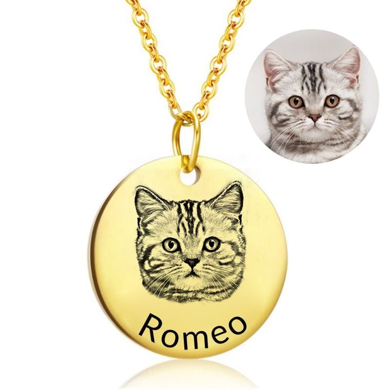 Personalized Pet Face Necklace™ - PetPalsDIY